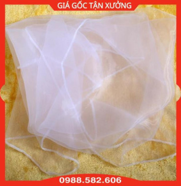 Khăn Voan, Khăn Bông Bay Che Gió Bụi Cho Bé Khi Ra Ngoài Màu Trắng